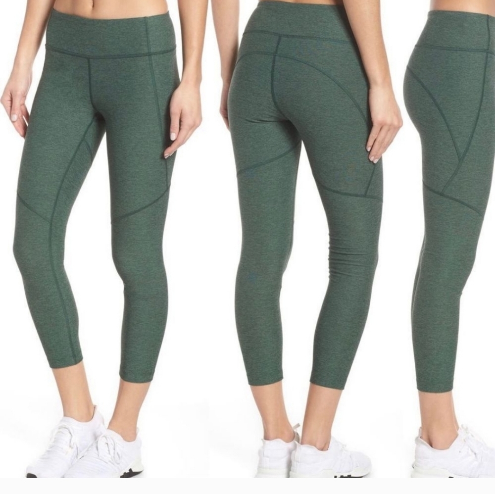 OUTDOOR VOICES green athletic leggings size medium